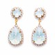 Серьги «Небесная Капля II» с кристаллами Swarovski®