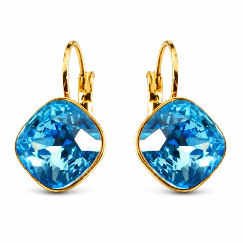 Серьги «Ослепительный Блеск IV (Aquamarine Blue)»