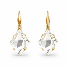 Серьги «Кристальный Ромб III» с кристаллами Swarovski®
