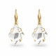 Серьги «Кристальный Ромб III» с кристаллами Swarovski®
