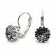 Earrings “Vintage VI (Black Patina)” created with Crystals by Swarovski®