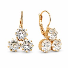 Auskarai moterims DiamondSky „Crystal Lady II“ su Swarovski kristalais