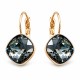 Серьги «Ослепительный Блеск IV (Silver Night)» с кристаллами Swarovski®
