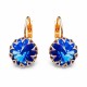 Earrings “Vintage III (Sapphire)” created with Crystals by Swarovski®