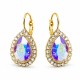 Серьги «Небесная Капля (Aurora Borealis)» с кристаллами Swarovski®