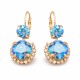 Earrings “Clarice VI (Light Sapphire Shimmer)” created with Crystals by Swarovski®