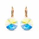 Earrings “Clarice II (Aurora Borealis)” created with Crystals by Swarovski®
