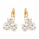 Серьги «Бермудский Треугольник III» с кристаллами Swarovski®
