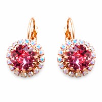 Серьги «Кларис IX (Light Rose)» с кристаллами Swarovski®