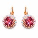 Серьги «Кларис IX (Light Rose)» с кристаллами Swarovski®