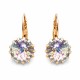 Серьги «Винтаж VI (White Patina)» с кристаллами Swarovski®