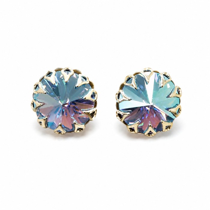 Earrings “Vintage (Light Sapphire Shimmer)” created with Crystals by Swarovski®