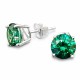925 Sterling Silver Earrings “Juno (Green)” created with Crystals by Swarovski®