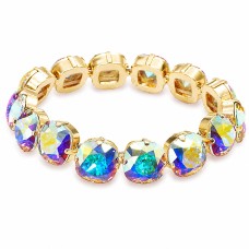 Apyrankė moterims DiamondSky „Glare (Aurora Borealis)“ su Swarovski kristalais