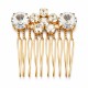 Plaukų segtukas Crystal Flower su Swarovski kristalais