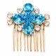 Plaukų segtukas Crystal Flower II su Swarovski kristalais