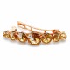 Plaukų segtukas moterims DiamondSky „Vortex (Golden Shadow)“ su Swarovski® kristalais