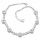 Kaklo papuošalas moterims DiamondSky „Vortex II“ su Swarovski kristalais