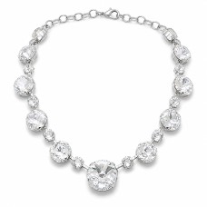 Kaklo papuošalas moterims DiamondSky „Vortex“ su Swarovski kristalais