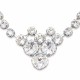 Kaklo papuošalas moterims DiamondSky „Bohemia (Sidabrinė)“ su Swarovski kristalais