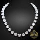Kaklo papuošalas moterims DiamondSky „Classic“ su Swarovski kristalais
