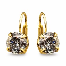 Серьги «Великолепие (Rose Patina)» с кристаллами Swarovski®
