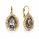 Earrings “Celestial Drop (Rose Patina)” created with Crystals by Swarovski®