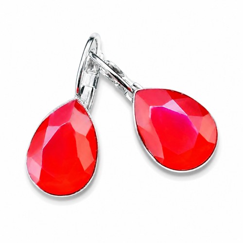 Серьги «Кристальная Капля (Royal Red)»