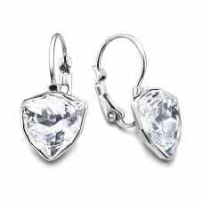 Серьги «Бермудский Треугольник» с кристаллами Swarovski®