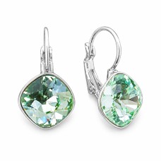 Серьги «Ослепительный Блеск IV (Chrysolite)» с кристаллами Swarovski®