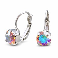 Auskarai moterims DiamondSky „Glory (Aurora Borealis)“ su Swarovski kristalais