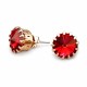 Earrings “Vintage VII (Scarlet)” created with Crystals by Swarovski®