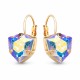 Auskarai „Bermuda Triangle (Aurora Borealis)“ su Swarovski® kristalais