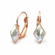 Серьги «Кристальный Ромб IV» с кристаллами Swarovski®