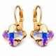 Серьги «Византийский Крест (Aurora Borealis)» с кристаллами Swarovski®