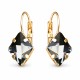 Earrings “Crystal Rhombus III” (Moroda) dazzling with Crystals by Swarovski®