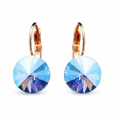 Auskarai „Clarice II (Sapphire Shimmer)“ su Swarovski® kristalais
