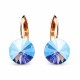 Auskarai „Clarice II (Sapphire Shimmer)“ su Swarovski® kristalais