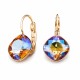 Серьги «Ослепительный Блеск IV (Light Colorado Topaz Shimmer)» с кристаллами Swarovski®