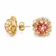 Earrings “Glory III” (Rose Peach) embellished with Crystals by Swarovski®