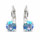 Серьги «Великолепие (Sapphire Shimmer)» с кристаллами Swarovski®