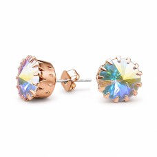 Серьги «Винтаж VII (Aurora Borealis)» с кристаллами Swarovski®