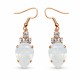 Earrings “Leonora (White Opal)” created with Crystals by Swarovski®