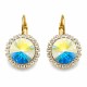 Auskarai „Clarice (Aurora Borealis)“ su Swarovski® kristalais