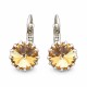 Earrings “Vintage VI (Golden Shadow)” created with Crystals by Swarovski®