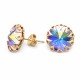 Серьги «Винтаж VIII (Aurora Borealis)» с кристаллами Swarovski®