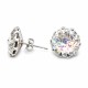 Earrings “Vintage VIII” (White Patina) embellished with Crystals by Swarovski®