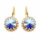Earrings “Clarice IX (Sapphire Shimmer)” created with Crystals by Swarovski®