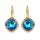 Earrings “Vintage IV (Bermuda Blue)” created with Crystals by Swarovski®