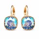 Earrings “Vintage V (Light Sapphire Shimmer)” created with Crystals by Swarovski®